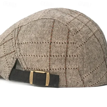 Men's Flat Cap Tweed Cap Black khaki Cotton Simple 1920s Fashion Sports & Outdoor Party / Evening Casual 2025 - Image 4