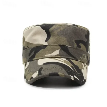 Men's Flat Cap Sun Hat Trucker Hat Black Green Polyester Fashion Casual Street Daily Camo / Camouflage Adjustable Sunscreen Breathable 2025 - Image 6