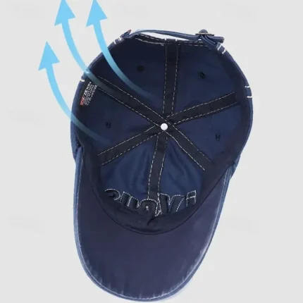 Men's Baseball Cap Sun Hat Trucker Hat Black Blue Cotton Polyester Embroidered Fashion Casual Daily Wear Weekend Letter Printed Adjustable Sunscreen B - Image 4