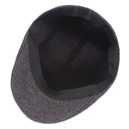 Men's Flat Cap Light Grey Dark Gray Cotton Streetwear Stylish 1920s Fashion Outdoor Daily Going out Graphic Prints Warm 2025 - Image 6