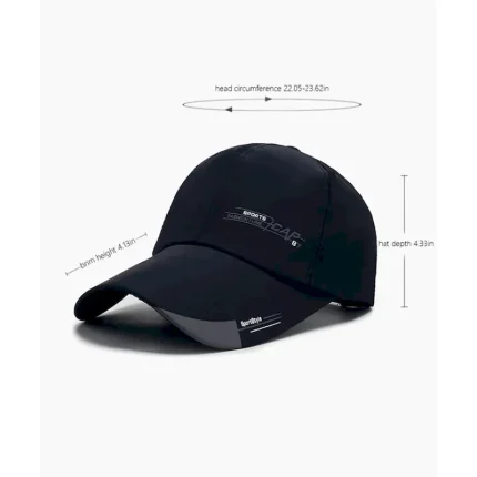 Men's Baseball Cap Black White Polyester Print Fashion Classic & Timeless Chic & Modern Outdoor Daily Letter Portable Breathable 2025 - Image 6