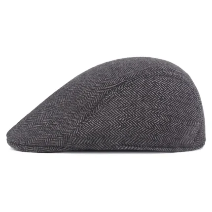 Men's Flat Cap Light Grey Dark Gray Cotton Streetwear Stylish 1920s Fashion Outdoor Daily Going out Graphic Prints Warm 2025 - Image 3
