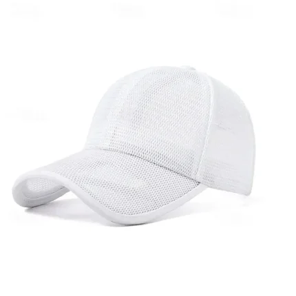 Men's Baseball Cap Sun Hat Trucker Hat Black White 100% Cotton Mesh Fashion Casual Street Daily Plain Adjustable Sunscreen Breathable 2025 - Image 4