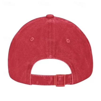 Men's Baseball Cap Sun Hat Trucker Hat Black Wine Cotton Adjustable Fashion Daily Wear Festival Graphic Pattern Casual / Daily 2025 - Image 4