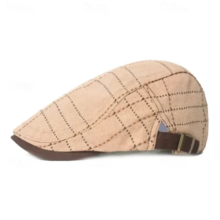 Men's Flat Cap Tweed Cap Black khaki Cotton Simple 1920s Fashion Sports & Outdoor Party / Evening Casual 2025 - Image 5