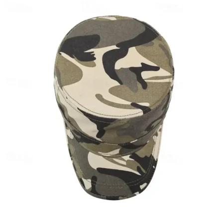 Men's Flat Cap Sun Hat Trucker Hat Black Green Polyester Fashion Casual Street Daily Camo / Camouflage Adjustable Sunscreen Breathable 2025 - Image 5