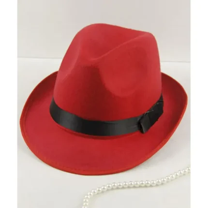 Men's Kentucky Derby Hat Fedora Hat Brim Hat Black Wine Woolen Fedoras events Festival Plain UV Sun Protection Sunscreen 2025 - Image 4