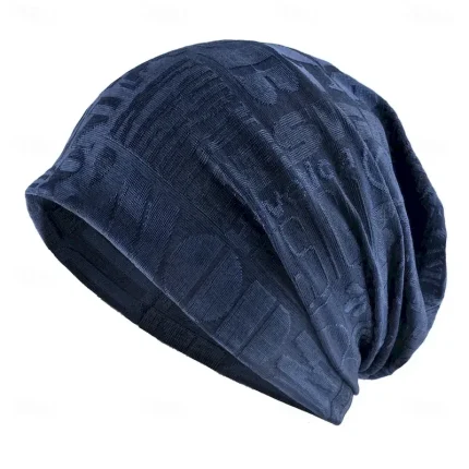 Men's Unisex Beanie Hat Beanies Skull Cap Black Blue Polyester Cozy Daily Wear Going out Patterned 2025 - Image 4