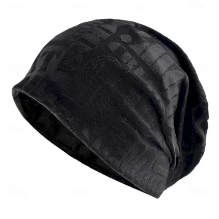 Men's Unisex Beanie Hat Beanies Skull Cap Black Blue Polyester Cozy Daily Wear Going out Patterned 2025 - Image 5