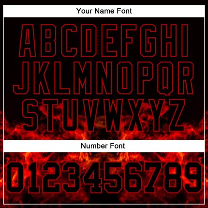 Custom Stitched Black Red 3D Skull Fashion Flame Sports Pullover Sweatshirt Hoodie - Image 4