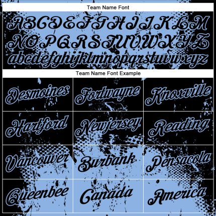 Custom Black Light Blue 3D Pattern Design Dripping Splatter Art Performance T-Shirt - Image 3