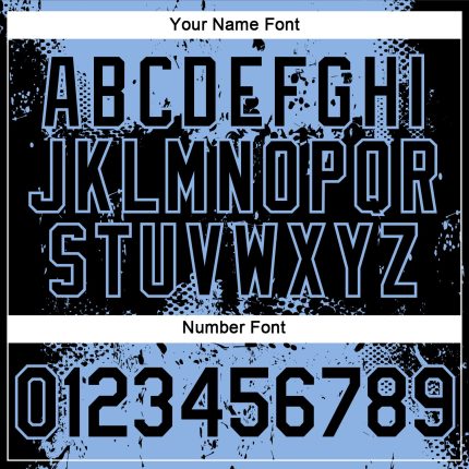 Custom Black Light Blue 3D Pattern Design Dripping Splatter Art Performance T-Shirt - Image 4