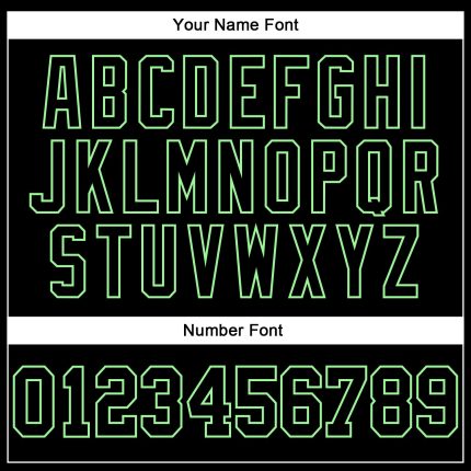 Custom Stitched Black Pea Green 3D Pattern Design Gradient Square Shape Sports Pullover Sweatshirt Hoodie - Image 4