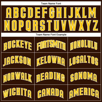 Custom Brown White Pinstripe Gold-White Authentic Baseball Jersey - Image 4