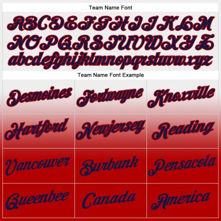 Custom Stitched White Navy-Red Fade Fashion Sports Pullover Sweatshirt Hoodie - Image 3