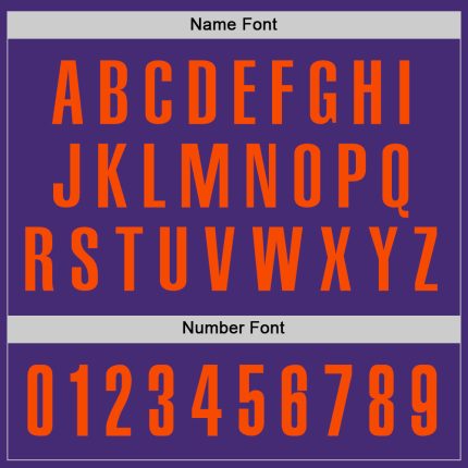 Custom Purple Orange Performance Golf Polo Shirt - Image 5