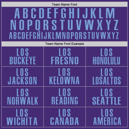 Custom Purple Light Blue Performance Golf Polo Shirt - Image 4