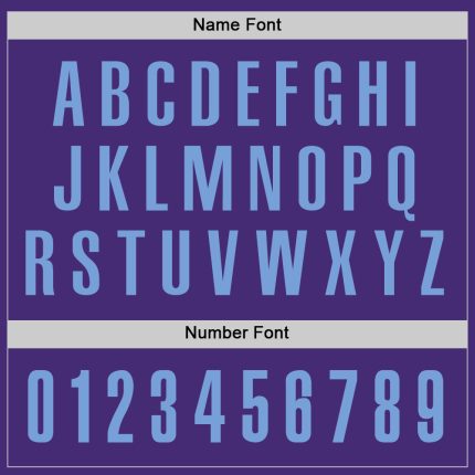 Custom Purple Light Blue Performance Golf Polo Shirt - Image 5