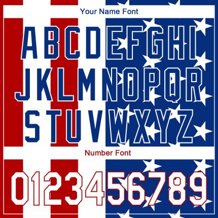 Custom White Red-Royal 3D American Flag Performance Golf Polo Shirt - Image 5