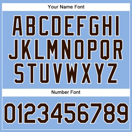 Custom Light Blue Brown-White Performance Vapor Golf Polo Shirt - Image 5