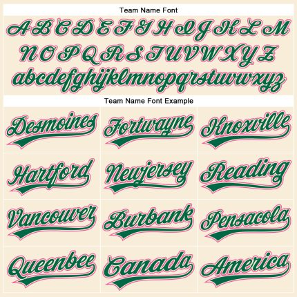 Custom Cream Pink-Kelly Green Performance Vapor Golf Polo Shirt - Image 4