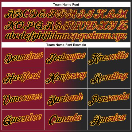 Custom Stitched Black Crimson-Gold Gradient Fashion Sports Pullover Sweatshirt Hoodie - Image 3