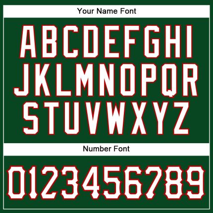 Custom Green White-Red Authentic Sleeveless Baseball Jersey - Image 4