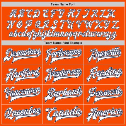 Custom Orange White Navy-Gray Bomber Full-Snap Varsity Letterman Jacket - Image 4