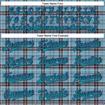 Custom Shadow Blue Teal Navy-Gray Classic Western Plaid 3D Pattern Design Bomber Full-Snap Varsity Letterman Jacket - Image 6
