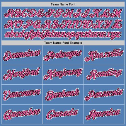 Custom Light Blue Pink-Black Performance T-Shirt - Image 3