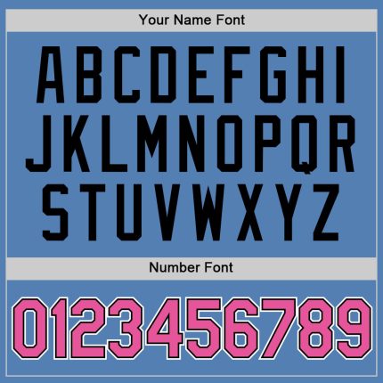 Custom Light Blue Pink-Black Performance T-Shirt - Image 4