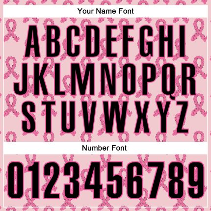 Custom Pink Black 3D Pink Ribbon Breast Cancer Awareness Month Women Health Care Support Performance Polo Shirt - Image 5