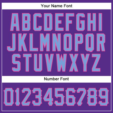 Custom Purple Light Blue-Pink Authentic Sleeveless Baseball Jersey - Image 4