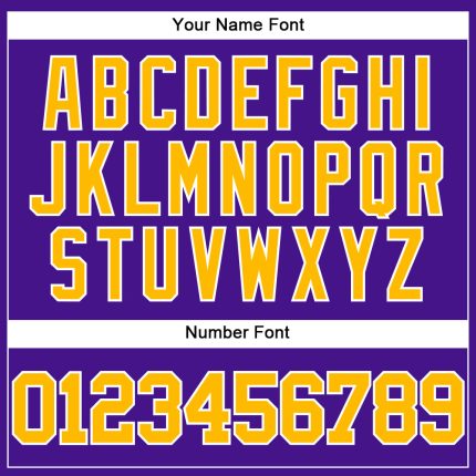 Custom Purple Gold-White Mesh Authentic Throwback Baseball Jersey - Image 5