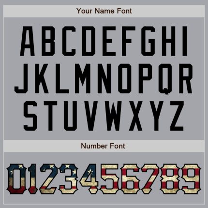 Custom Gray Vintage USA Flag-Black Authentic Raglan Sleeves Baseball Jersey - Image 5