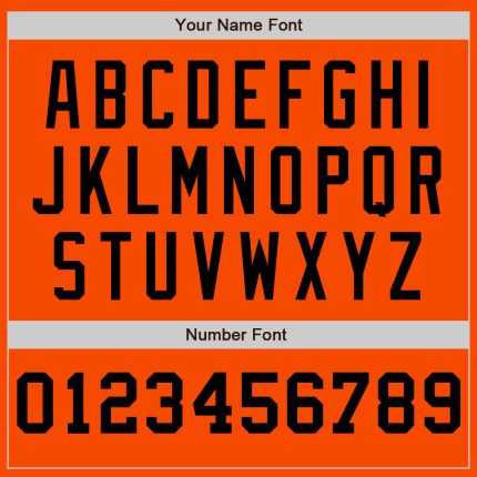 Custom Orange White-Black Pinstripe Authentic Split Fashion Baseball Jersey - Image 5