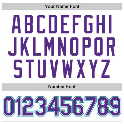 Custom White Purple-Teal Performance T-Shirt - Image 4