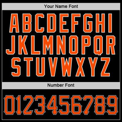 Custom Black Orange-White Performance T-Shirt - Image 3