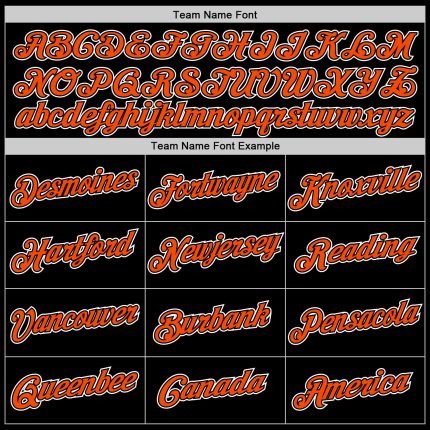 Custom Black Orange-White Performance T-Shirt - Image 4