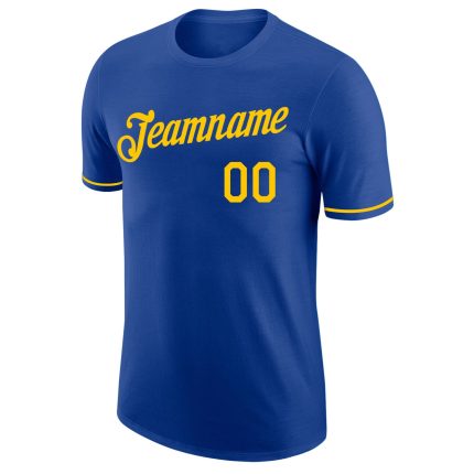 Custom Royal Gold Performance T-Shirt - Image 5